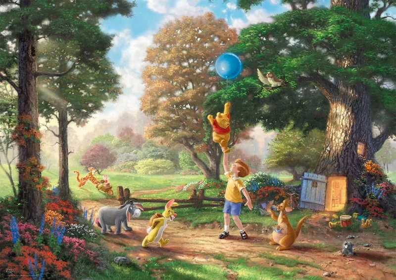 Schmidt Spiele 57399 Thomas Kinkade, Disney, Winnie Pooh 2, Jigsaw Puzzle 6000 Pieces