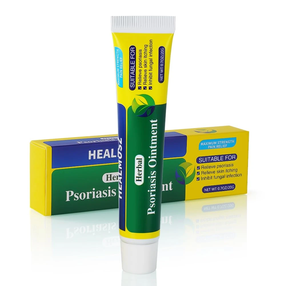 ACWOO Psoriasis Ointment, Psoriasis Cream and Eczema Cream, Psoriasis Soothing Ointment Dermatitis Cream to Relieve Itching for Skin Dry Itchy, Rough Peeling, Fungal Infections