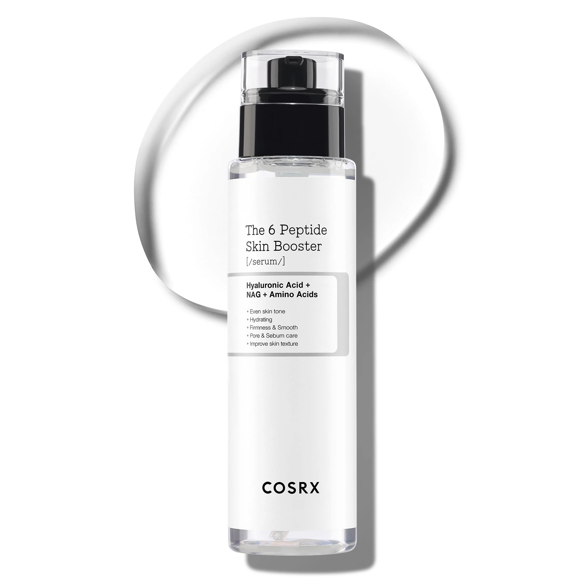 COSRX 6 Peptide Collagen Serum Face Toner with Niacinamide & Hyaluronic Acid, Hydrating & Firming Korean Essence, Anti-Wrinkle & Pore-Tightening Serum For Plump & Even Skin Tone, Korean Skincare 150ml