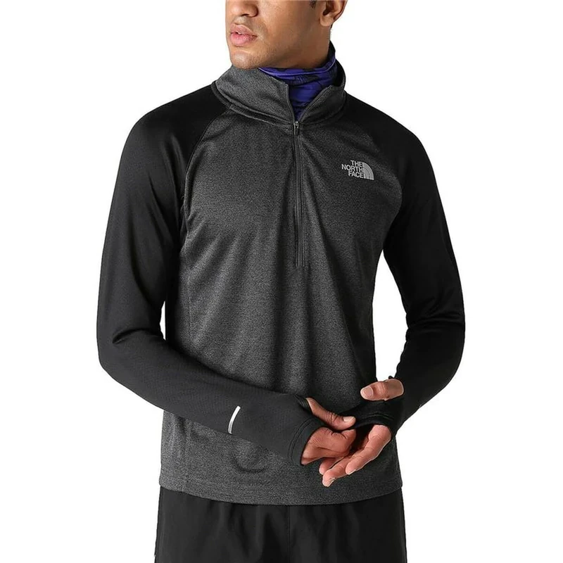 THE NORTH FACE Run Hiking Shirt Asphalt Grey Hr/Ctrnylw L