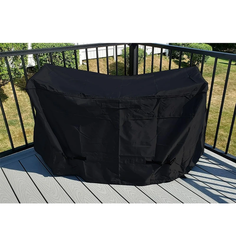 Izzybang Outdoor Bar Height Dining Set Cover for Patio Bistro Sets 3 Piece Bar Height Waterproof Heavy Duty Patio Bistro Table and Chairs Cover, 69" L x 32" W x 46" H - Image 1