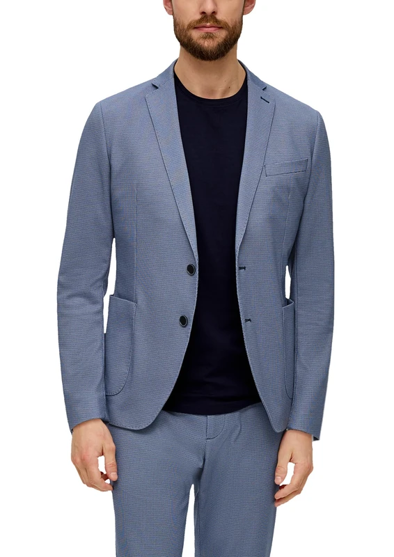 s.Oliver BLACK LABEL Men's 2142837 Business Suit Jacket, 58A4, 44R