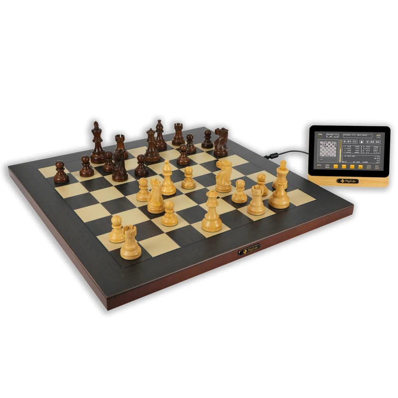 Mephisto Phoenix T - premium chess computer with tournament chessboard, for ultimate chess moments, flexible training, playable online & offline, with top engines and retro emulations