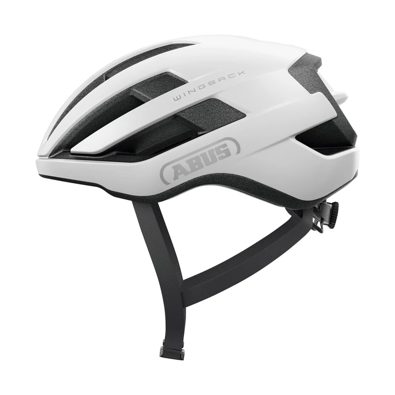ABUS WingBack Racing Bicycle Helmet - White, Size M