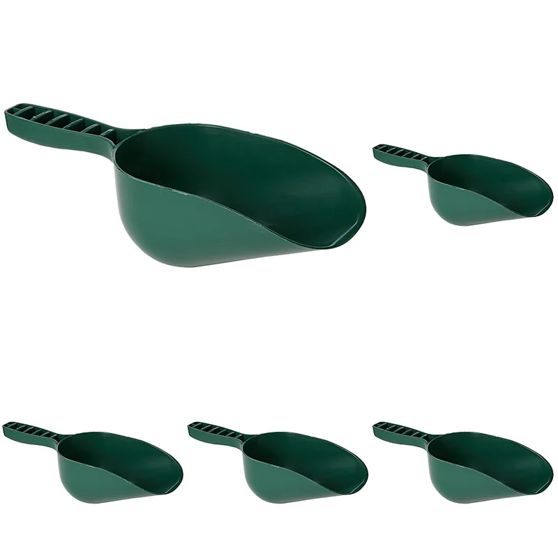 Bosmere Handy Scoop, Green, K120 (Pack of 5)