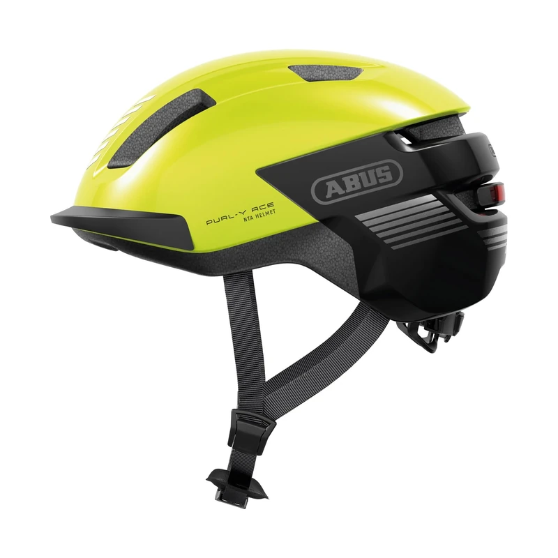 ABUS PURL-Y ACE Bike Helmet with LED Light - Suitable for E-Bike and S-Pedelec Rides - Image 1