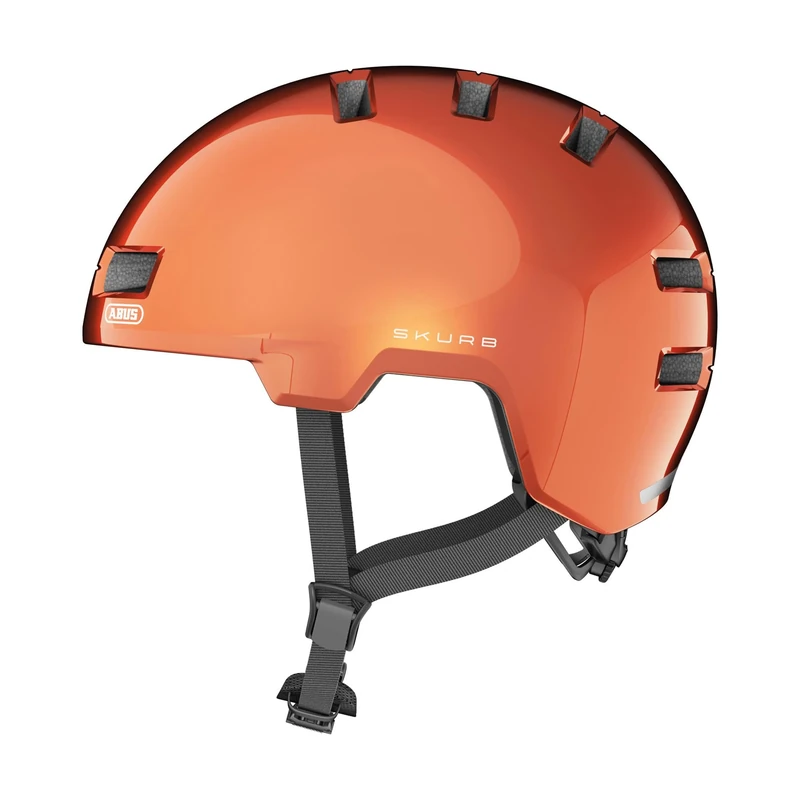ABUS Skurb city helmet - Robust bike helmet for everyday use, skating, BMX riding or longboarding