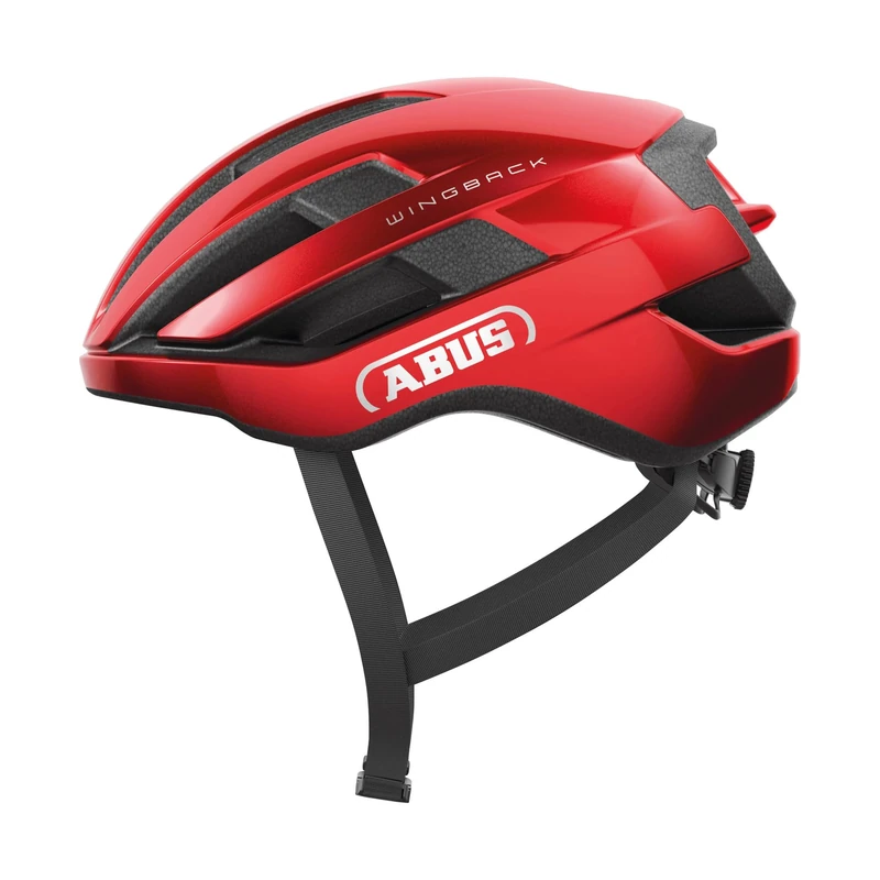 ABUS WingBack Racing Bicycle Helmet - Simple Helmet for Sporty Riding in Everyday Use and Leisure Time for Adults and Teenagers - Red, Size M