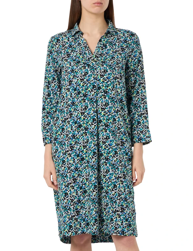 s.Oliver Women's Shirt Blouse Dress, 99a0 Black, 8