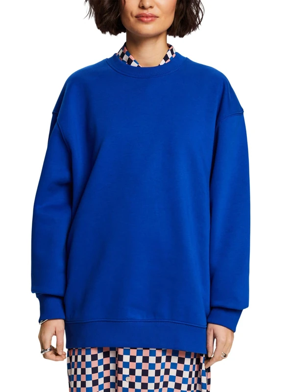 ESPRIT Women's 993ee1j309 Sweatshirt, 410/Bright Blue, XXL