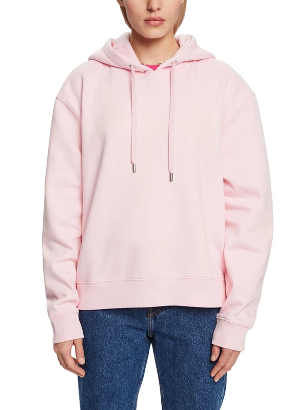 ESPRIT Women's 993ee1j312 Sweatshirt, 695/Pastel Pink, M