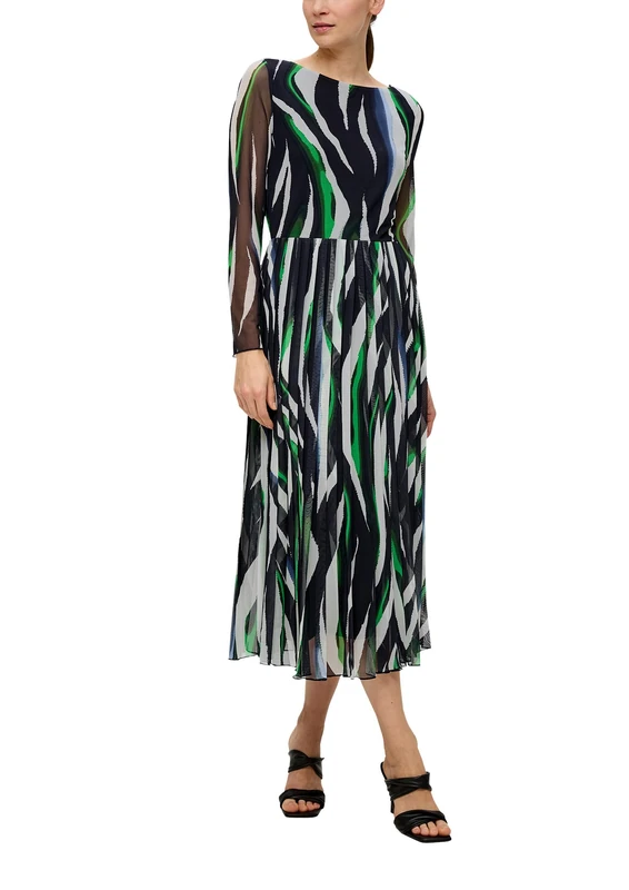 s.Oliver BLACK LABEL Women's 2138082 midi Dress, 59a2, 16