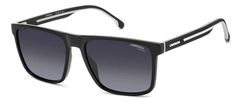 Carrera 8064/S Black white 57/17/145 MAN Sunglasses