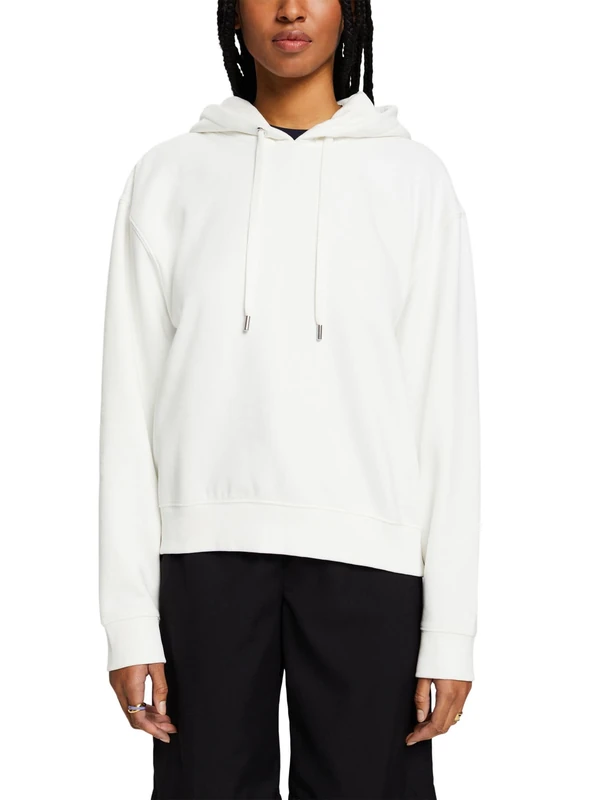 ESPRIT Women's 993ee1j312 Sweatshirt (Pack of 1), 110/Off White, S