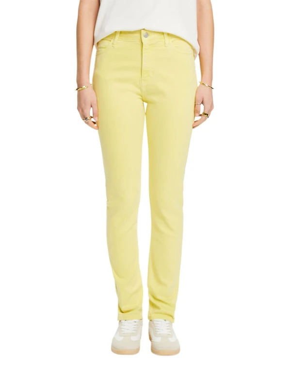 ESPRIT Women's 993ee1b332 Pants, 770/Pastel Yellow, 25W x 32L