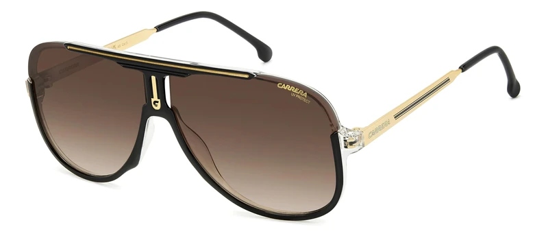 Carrera 1059/S Black Gold/Brown Shaded 64/11/145 men Sunglasses