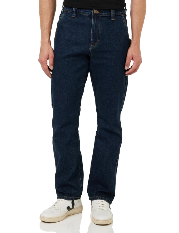 Dickies, Men's, M Denim Carpenter, Denim Dark WASH, 32W/32L