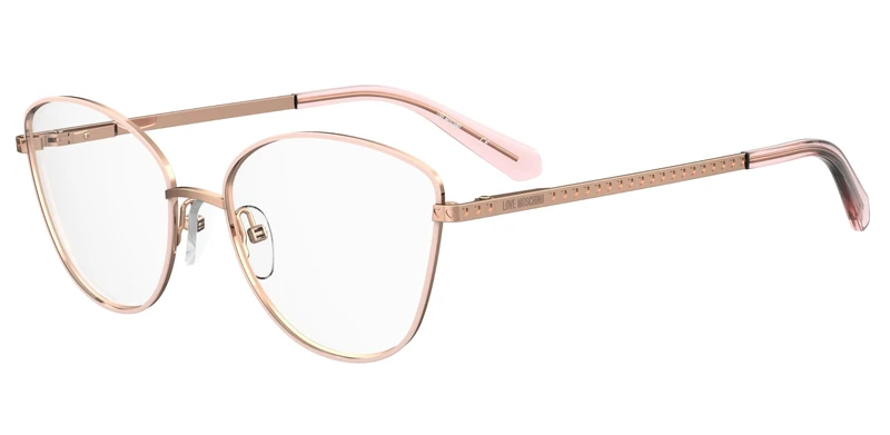 MOSCHINO LOVE MOL624 PY3 COPPER GOLD NUDE 55/17/140 WOMAN Eyewear Frame