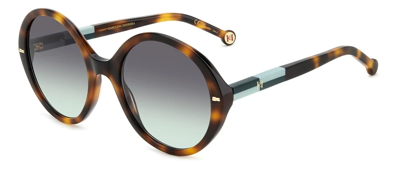 CAROLINA HERRERA Women's GAFAS SOL HER 0177/S PHW 55/22/140 Mujer Sunglasses, PHW, 55/22/140 - Image 1