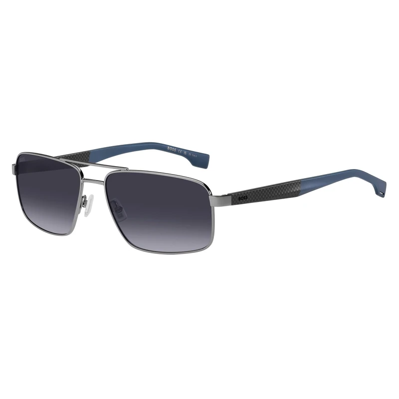 HUGO BOSS BOSS 1580/S V84 RUTHENIUM BLUE 59/16/145 MAN Sunglasses