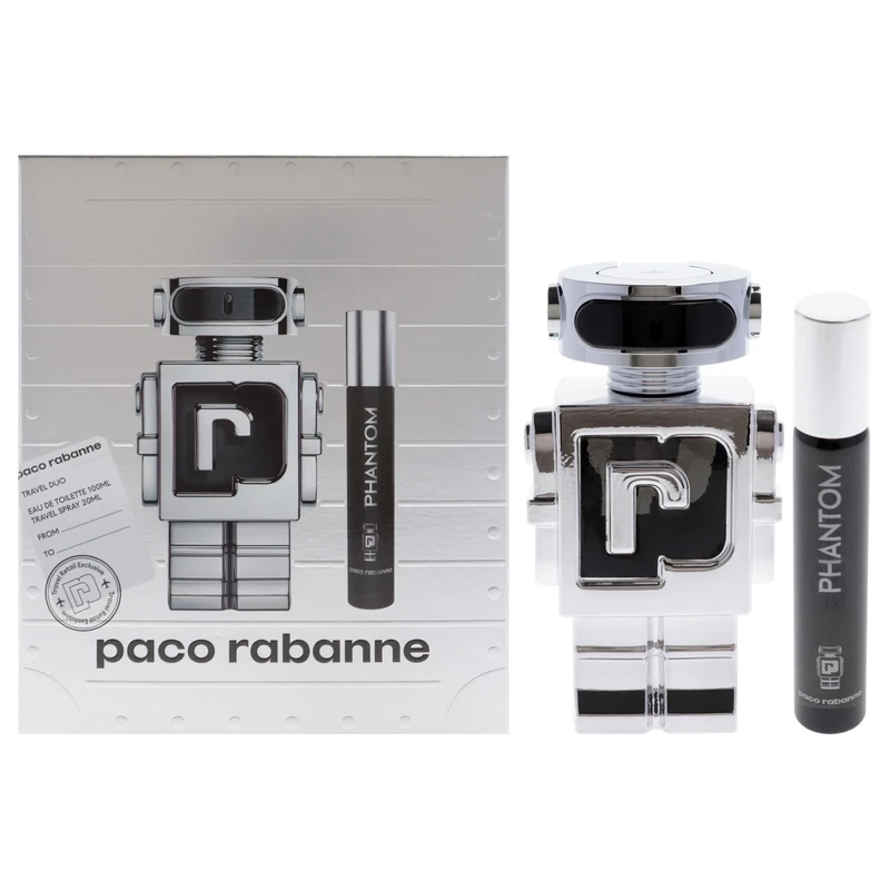PACO RABANNE PHANTOM MEN EDT SPRAY 100ML + TRAVEL SPRAY 20ML