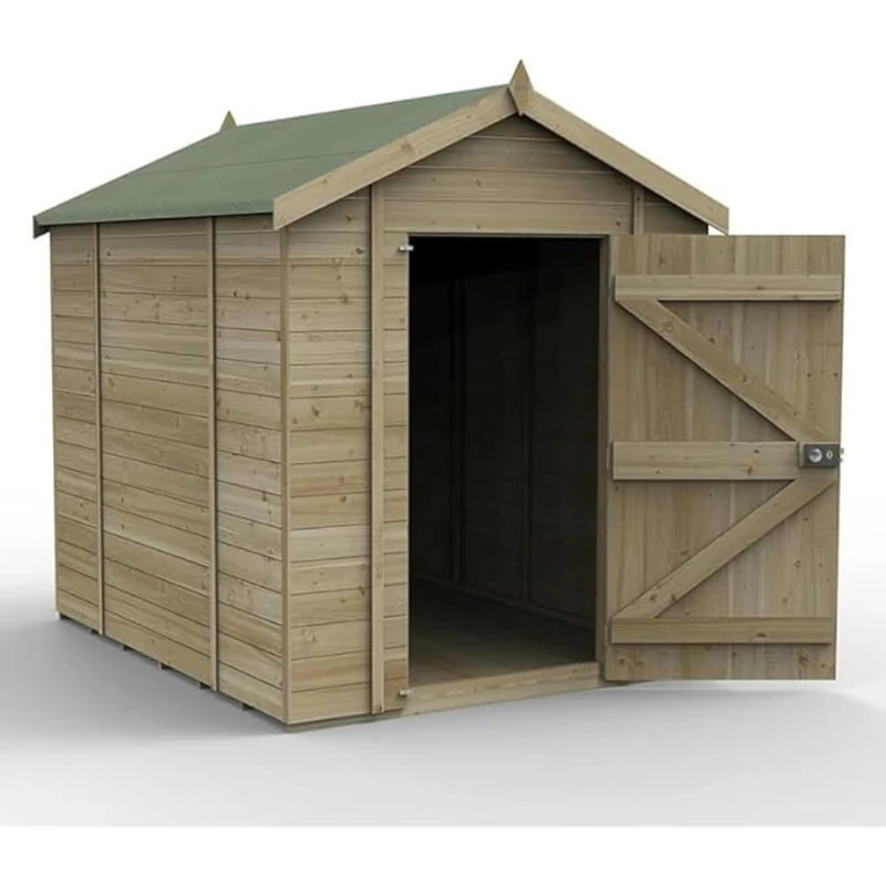 Forest Garden Timberdale 8x6 Apex Shed - No Window