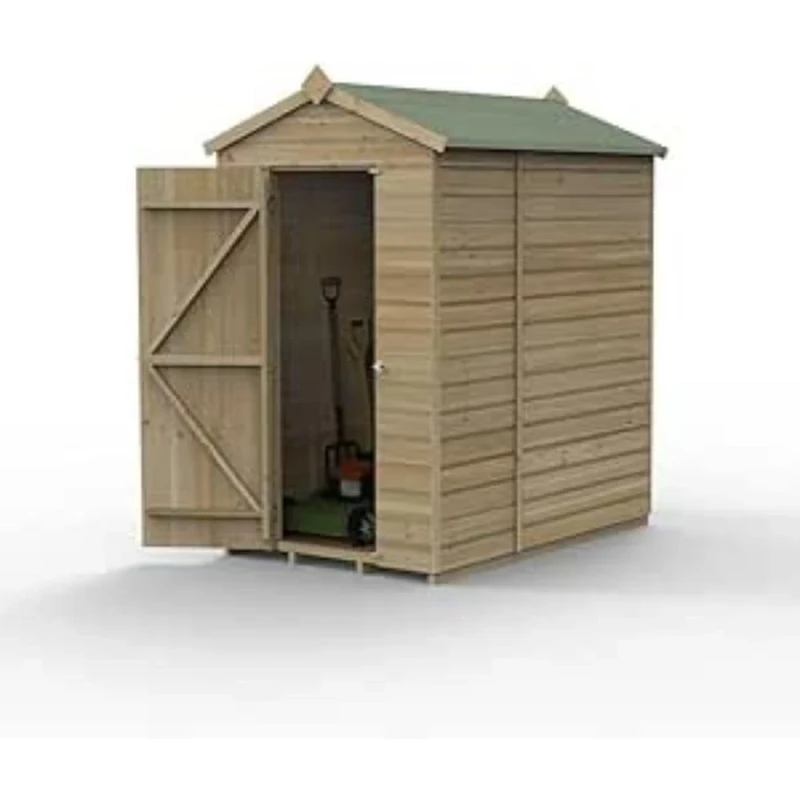 Forest Garden Beckwood 4x6 Apex Shed - No Windows