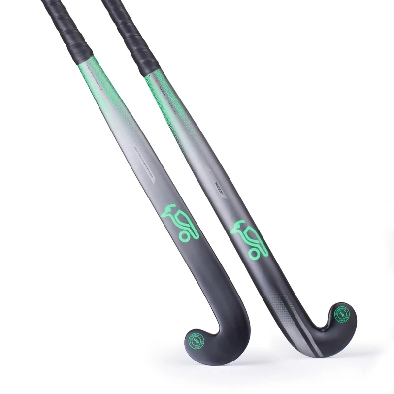 Kookaburra Unisex Zodiac Field Hockey Stick, Black/Green, 37.5 Light EU