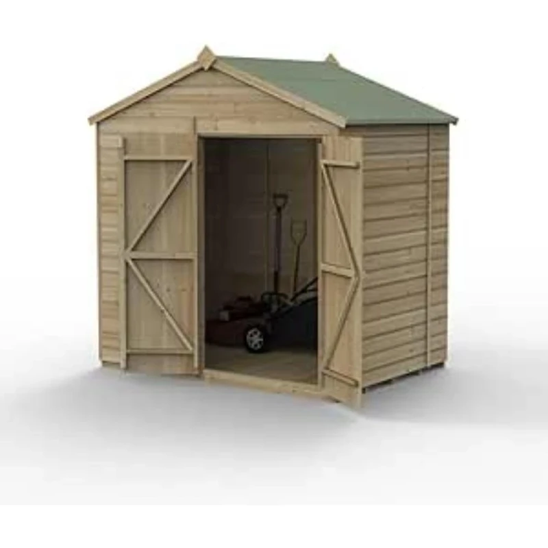Forest Garden Beckwood 7x5 Apex Shed - No Windows - Double Door