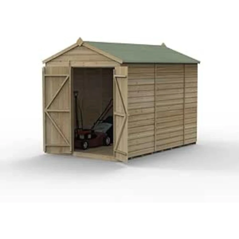 Forest Garden Beckwood 6x10 Apex Shed - No Windows - Double Door
