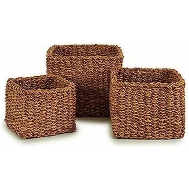 Gift Decor Set of Brown Baskets (4 Units)