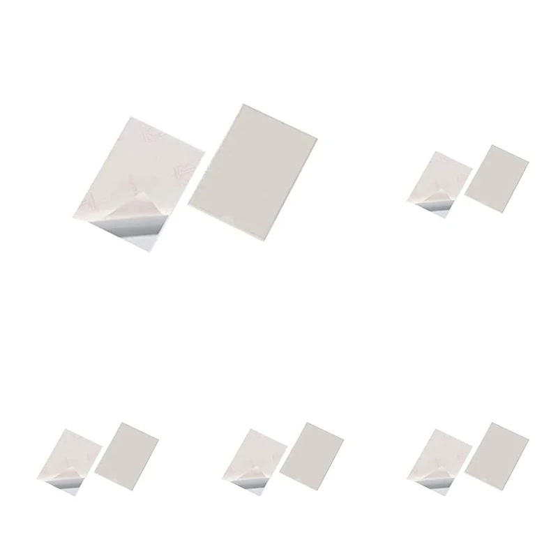 Durable 827619 Self-Adhesive Bag Pocketfix (Internal Size 148 x 105 mm, Without Insert Badges) 25-Piece Transparent (Pack of 5)