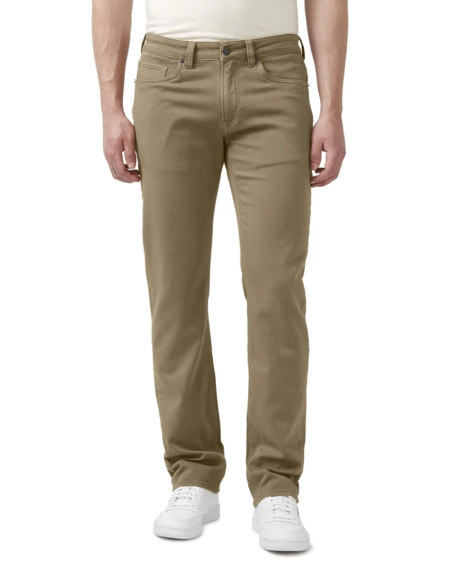 Buffalo David Bitton Men's Straight Six Jeans, Dark Beige, 32W / 30L