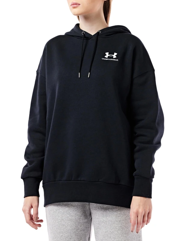 Under Armour UA Icon Fleece OS Hoodie - Black / / White - XL
