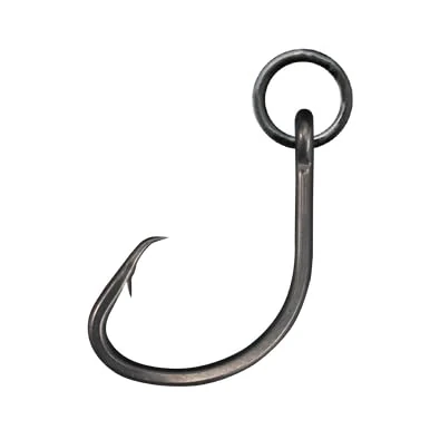 BKK MUTSU Circle Heavy-SS Hooks | 1/0 | 25 Pack | 3X | Super Slide Coating for Saltwater | Hyper Carbon Steel | Forged Shank | Needle Tip