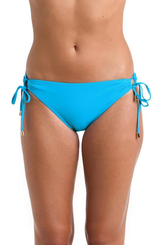 La Blanca Women's Island Goddess Side Tie Hipster Swimsuit Bottom Bikini, Lag, 14 - Image 1