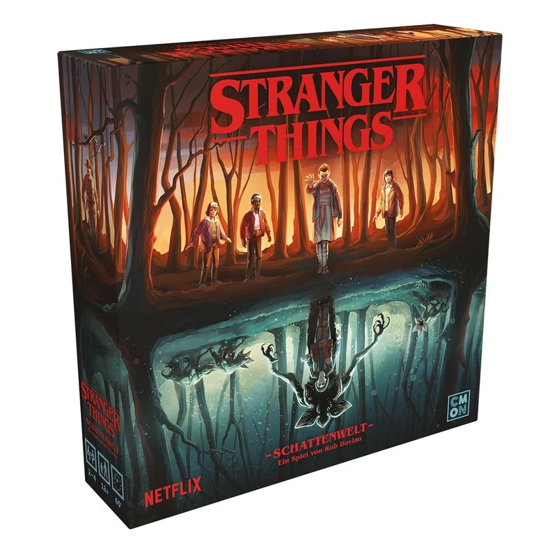 CMON, Stranger Things: Shadow World, Connoisseur Game, Board Game, 2-4 Players, From 12+ Years, 60 Minutes, German