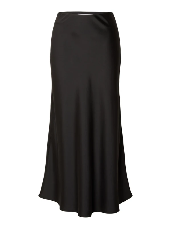 SELECTED FEMME Slflena Hw Midi Skirt Noos, Black, 16 - Image 1