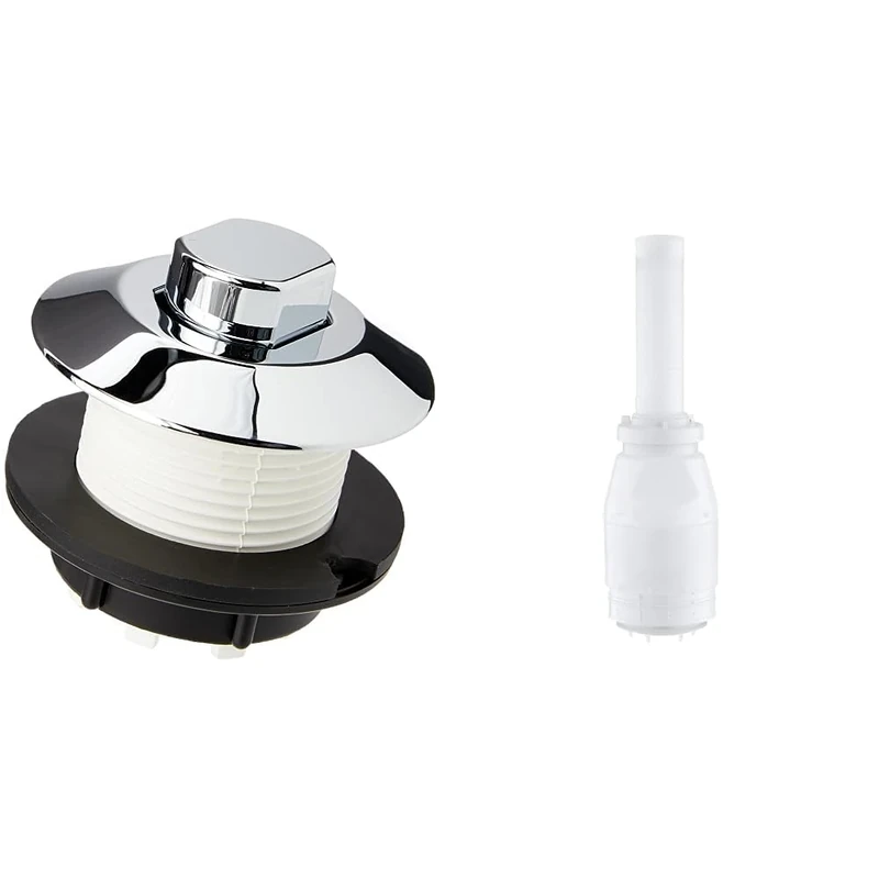 GROHE 38488000 | Air Button, Chrome & 42137 | Adagio Cistern Discharge Valve