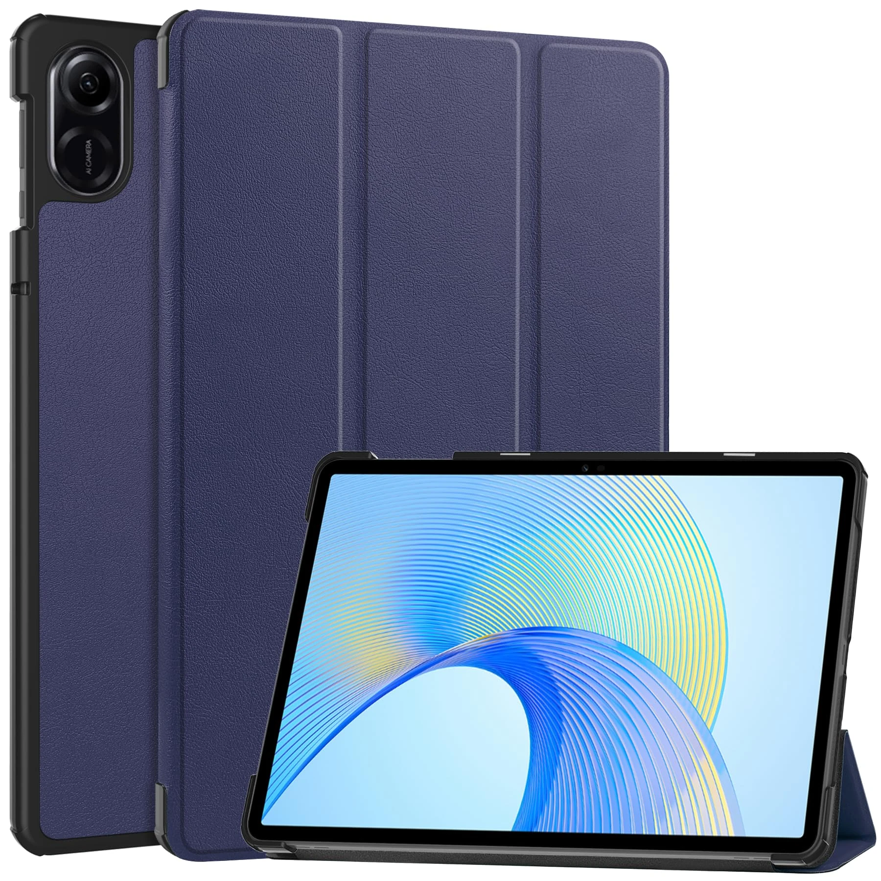 XunyLyee Case for Honor Pad X9 11.5 Inch - Ultra Thin with Stand Function PU Leather Protective Case for Honor Pad X9 11.5" - Dark Blue