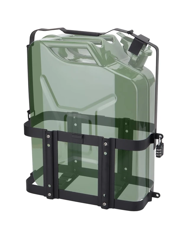 SPARKWHIZ Jerry Can Holder with Combination Lock, Heavy Duty 20L Fuel Can Holder