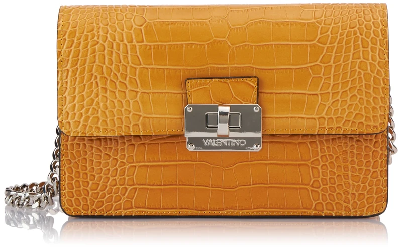 Valentino Women's March Shoulder Bag, Mustard, ESTÁNDAR