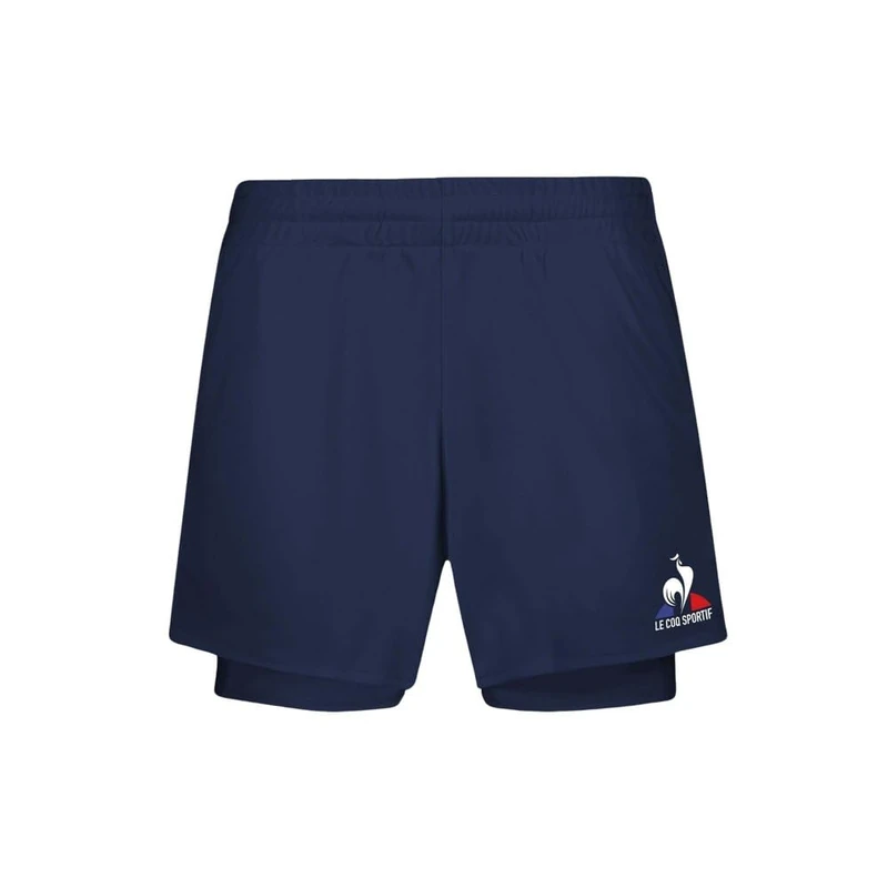 Le Coq Sportif Women's Tennis Short N°1 W, Dress Blues/New Optical White, M - Image 1