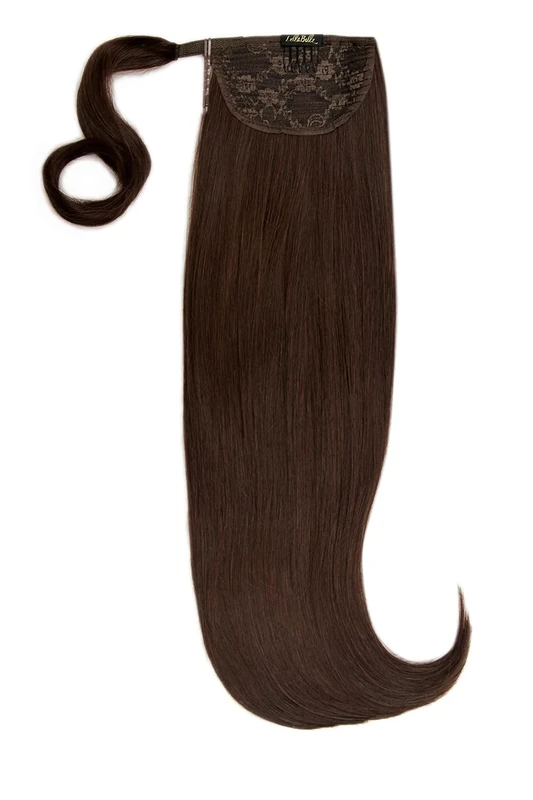 Luxury Gold 22'' 120g Human Hair Pony -6 Choc Brown
