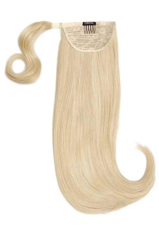 Luxury Gold 22'' 120g Human Hair Pony -613/16 California Blonde