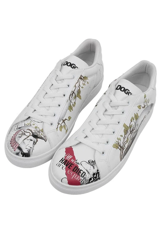 DOGO Ace Sneakers Men, White, 9.5 UK