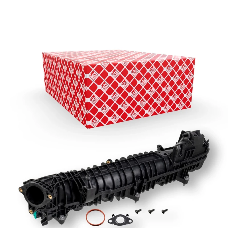 Febi Bilstein 182611 Intake Manifold Without Twist Valve Actuator Motor With Gaskets, Pack of 1