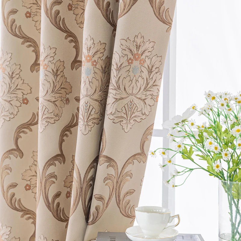 Loom and Mill Elegant Jacquard Curtains for Bedroom, 2 Panels, 52"W x 84"L