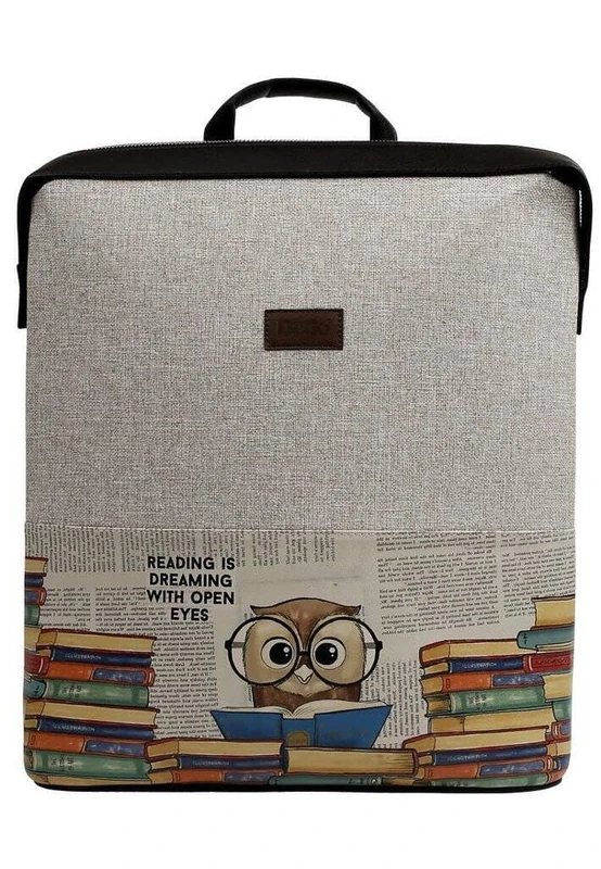 DOGO Unisex's Slim Backpack, Grey, One Size - Image 1