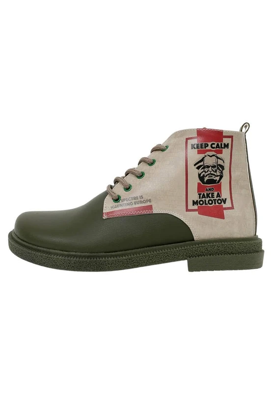 DOGO Women's Victoria Fashion Boot, Khaki, 5 UK